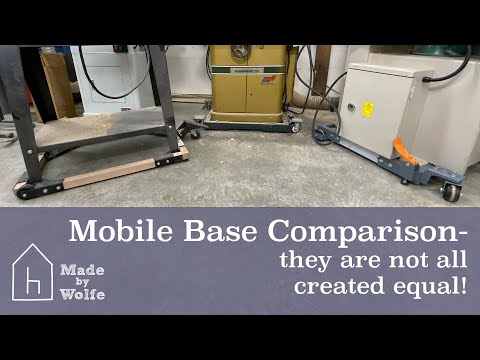 MOBILE BASE COMPARISON, TOOL REVIEW...they are not all equal