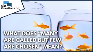What does “Many are called but few are chosen” in Matthew 22:14 mean  |  GotQuestions.org