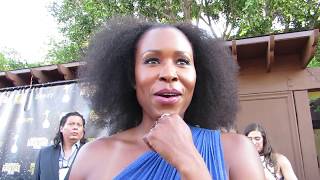 EXCLUSIVE: Sydelle Noel Talks GLOW & Black Panther at the Saturn Awards video
