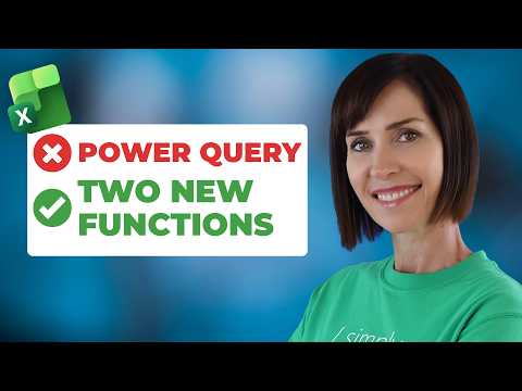 New Excel Functions Change Data Imports