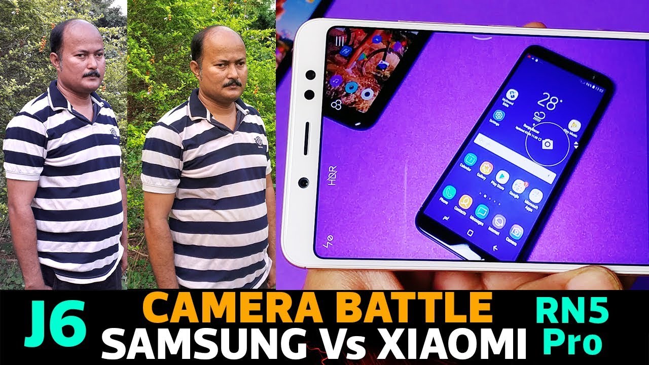 Redmi Note 5 Pro vs Galaxy J6 Detailed Camera Comparison! - 14k Samsung vs 15k Xiaomi
