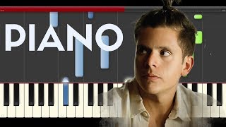 Rudy Mancuso &amp; Poo Bear  Black &amp; White Piano Midi tutorial Sheet app Cover Karaoke