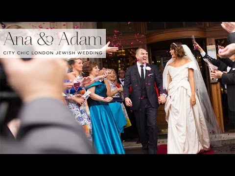 Ana & Adam | City Chic Jewish wedding at The Criterion, Central London
