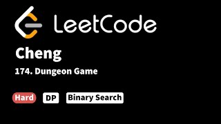 YouTube video 'LeetCode 174. Dungeon Game'
