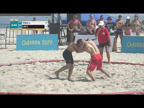 Round 3 Men's BW - 60 kg: S. TERZI (UKR) v. F. CAY (TUR)