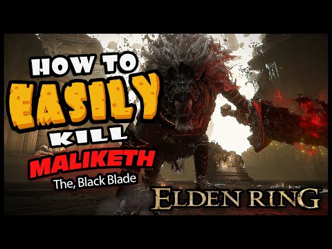 How to EASILY KILL Maliketh in 40 seconds [Cheesy Way] [Fast and Easy Guide] [Elden Ring]