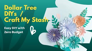 Dollar Tree DIYs / Craft My Stash / Beginner Friendly