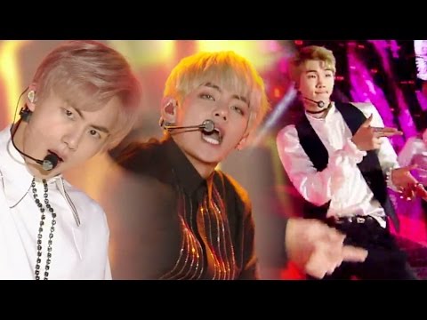 "BOF" BTS (bulletproof boy band) - FIRE (burning) @ popular song Inkigayo 20161030
