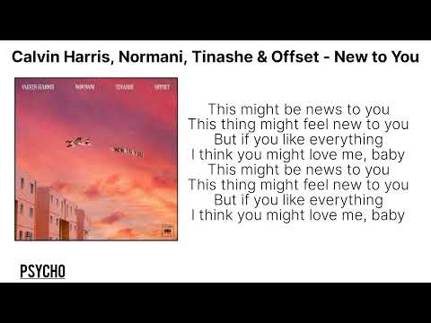 Calvin Harris, Normani, Tinashe & Offset - New To You lyrics