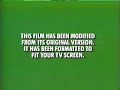 This Film Has Been Modified From Its Original Version Disney Home Video 1995