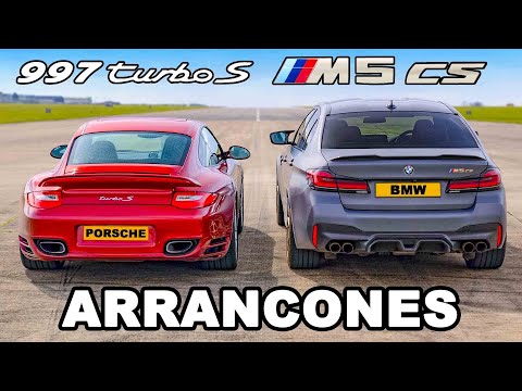 BMW M5 CS vs Porsche 997 Turbo S: ARRANCONES