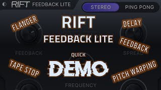 Video thumbnail for Rift Feedback Lite Demo // Free Plugin by Idle Thoughts Music