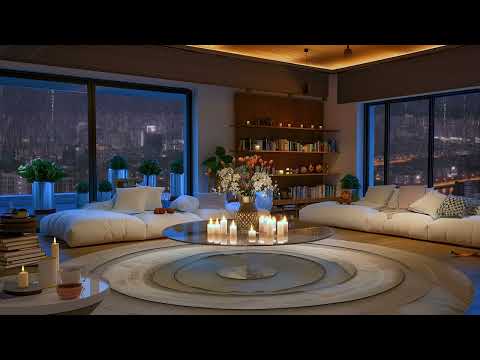 Luxury City Nights Jazz - Sophisticated Living Room | Instrumental Jazz Music for Relax And Sleep