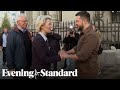 Ursula Von Der Leyen Meets Ukrainian President Volodymyr Zelensky In Kyiv