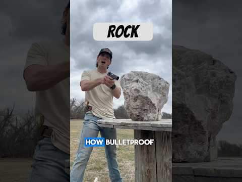 Can a Rock Stop a 50 Cal Sniper Rifle?