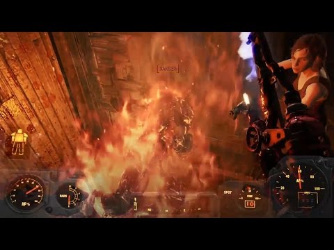 Fallout 4 SUPER MELEE SURVIVAL Playthrough Part 9 - The Massacre State House