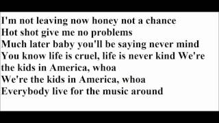 cascada kids in America lyrics