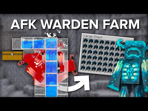 Easy Warden Farm - 300+ Sculk Catalyst Per Hour — Minecraft farm tutorial thumbnail
