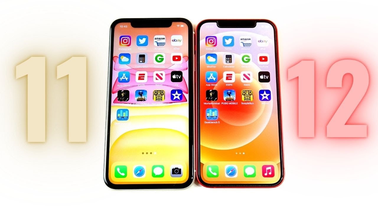 iPhone 11 vs iPhone 12 Speed Test!