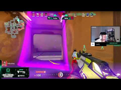 Sentinels lose 2-1 vs FaZe in VCT NA - Tarik reacts to SEN vs FaZe Clan