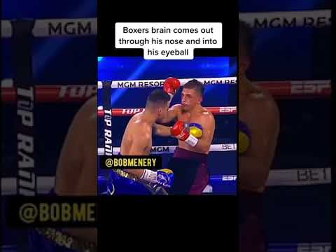 Boxers Brain Comes Out Of Nose 🧠👃🤯 #boxing #boxer #2021 #fighter #fight #highlight #braindamage #fyp