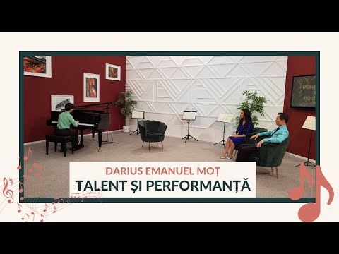 Talent si Performanță | DARIUS EMANUEL MOȚ | Muzică LIVE | Portative și Portrete - Penina Cirț