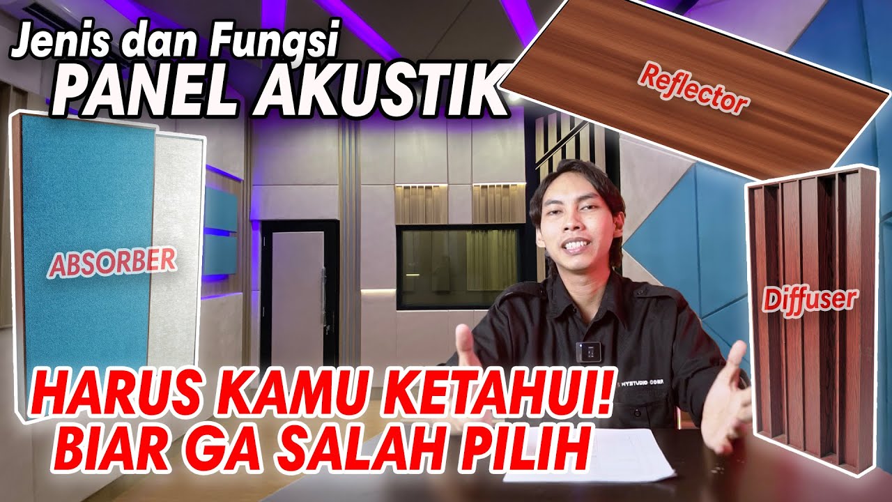 Kamu Harus Ketahui! Jenis Panel Akustik di Dalam Ruangan!