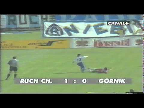 Sezon 98/99 Ruch Chorzów - Górnik Zabrze 1-0 Włodarczyk 14min.
