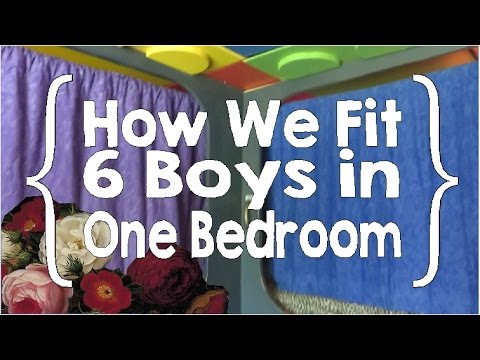 Boys' Room - How We Fit 6 Boys in One Bedroom (Large Family, Small House Organization pt. 9)