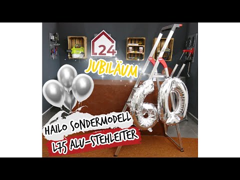 HAILO L75 Stehleiter Vorteile + Test | Jubiläum 60 Jahre HAILO Alu-Stehleitern | markenbaumarkt24