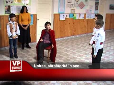 Unirea sărbătorită în școli