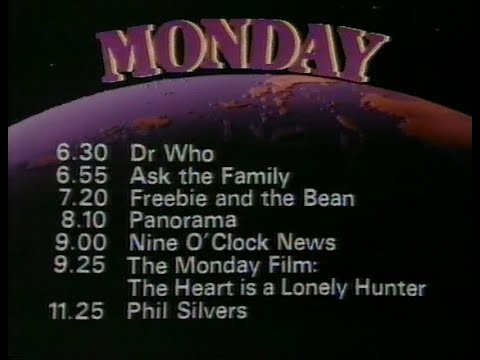 Monday 10th August 1981 BBC1 - Nationwide - Dr Who - Panorama - News - Tom And Jerry - Rare