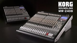 Korg Mixeur analogique/numérique 16 entrées, 8 sorties - Video