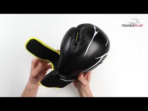 Перчатки для бокса PowerPlay 3018 Jaguar синие тренировочные для единоборств 14 унций - фото 1 - id-p3133777150