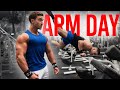 HUGE ARM WORKOUT - Training a Subscriber | My Top Exercises Explained and Form Tips