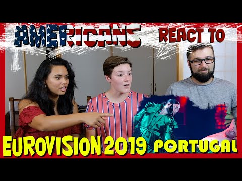 Americans react to Eurovision 2019 Portugal Conan Osiris Telemoveis