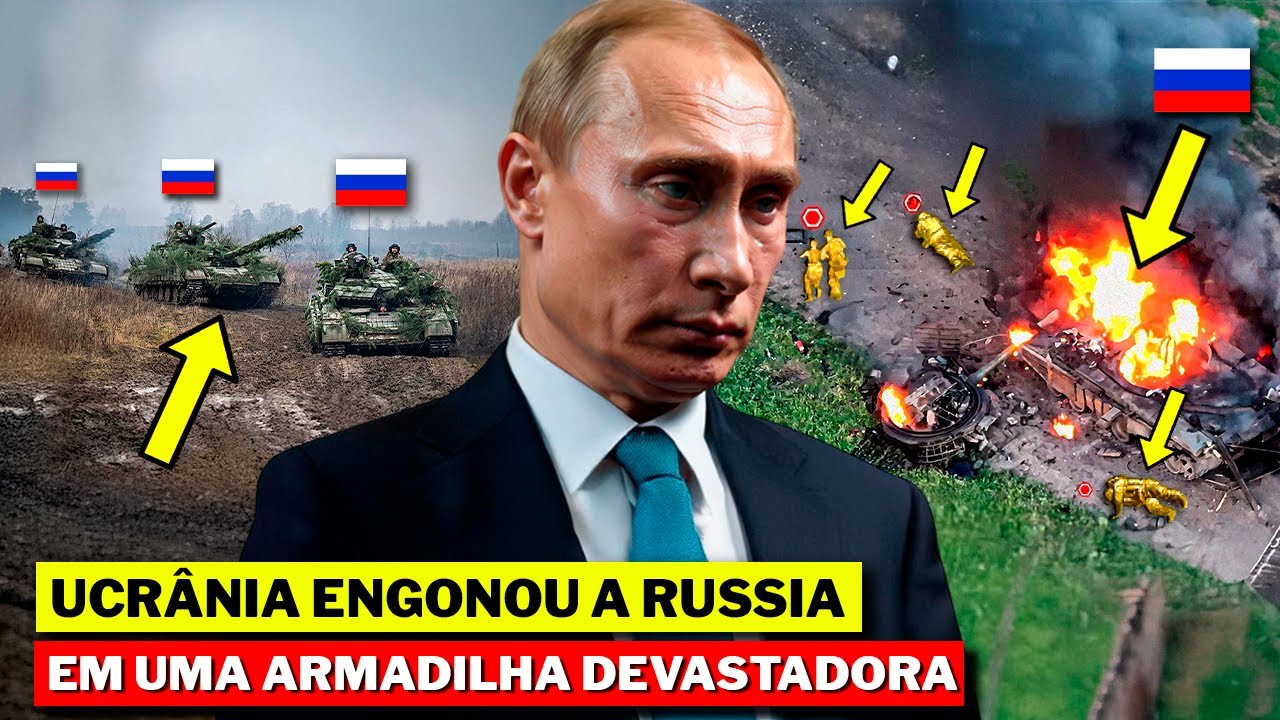 Como a Ucrânia Enganou a Rússia E Atraiu Os Tanque Russos Para Uma Armadilha Mortal