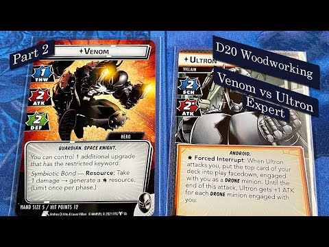 Venom vs Ultron Marvel Champions LCG Card Game - Solo (Game 2)
