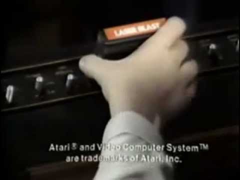 Laser Blast Atari 2600 1981 Commercial