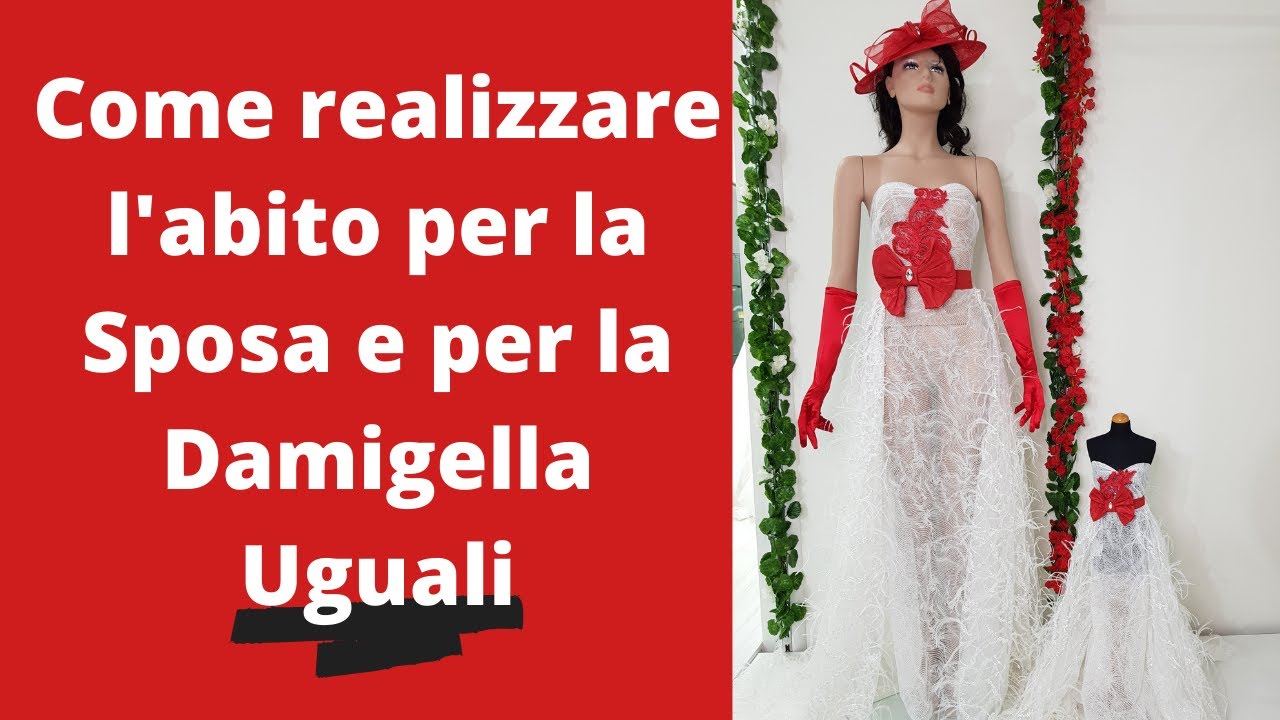 Abito da damigella uguale alla sposa, mamma e figlia uguali, abiti da sposa in provincia di Foggia