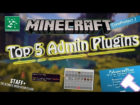 Top 5 Admin Plugins | Minecraft 1.14