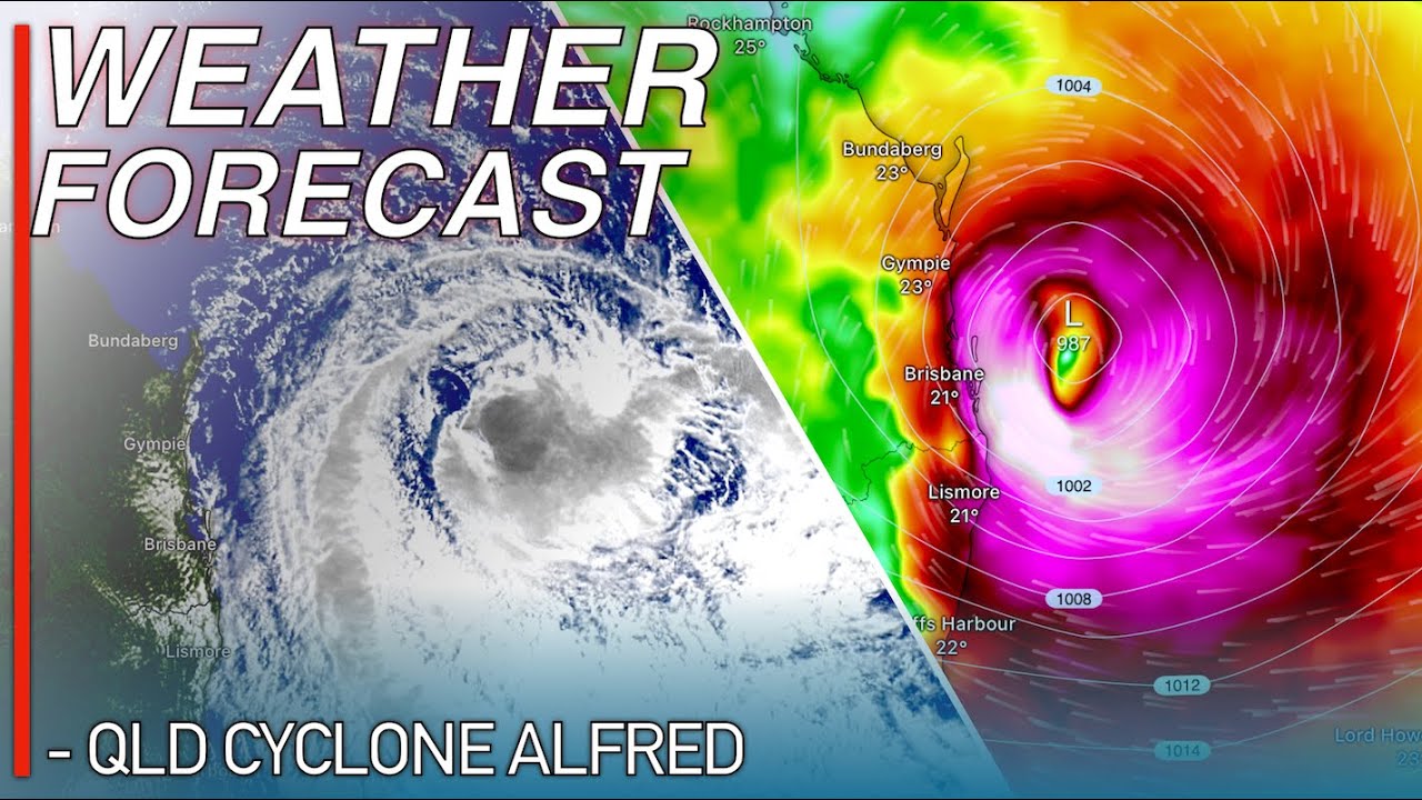 Strong Cyclone Alfred Forecast to Smash Brisbane on Thursday