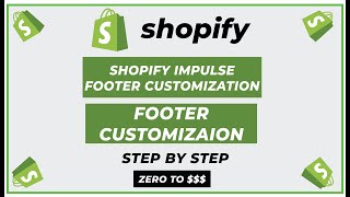 Shopify Impulse Theme Footer Customization | Footer Customization | Ecomm Hacks