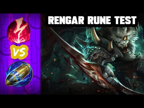 Testing The New Rune "First Strike" vs. Electrocute on Rengar