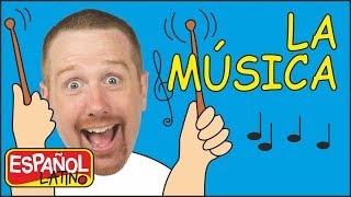 Los Instrumentos Musicales | Steve and Maggie Español Latino | Free Printables