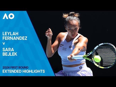 Leylah Fernandez v Sara Bejlek Extended Highlights | Australian Open 2024 First Round