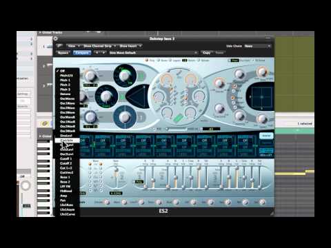Using the ES2 synth in Logic for Dubstep bass sounds