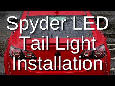 Spyder LED Tail Light Installation | Chevy SS Holden Commodore SSV Redline
