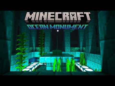 Minecraft Yungs Ocean Monument Mod Exploration with Rethinking Voxels Shaders
