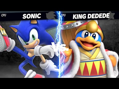 Sonic VS King Dedede